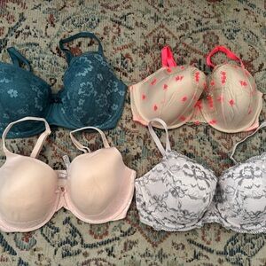 Victoria’s Secret unlined bra bundle 36DDD